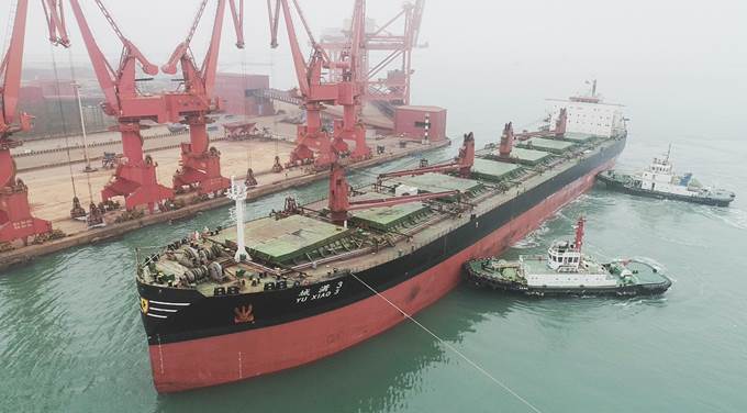 助推高質(zhì)量共建“一帶一路” 打造資源接續(xù)平臺  濟南域瀟集團回運百船超500萬噸鋯鈦礦